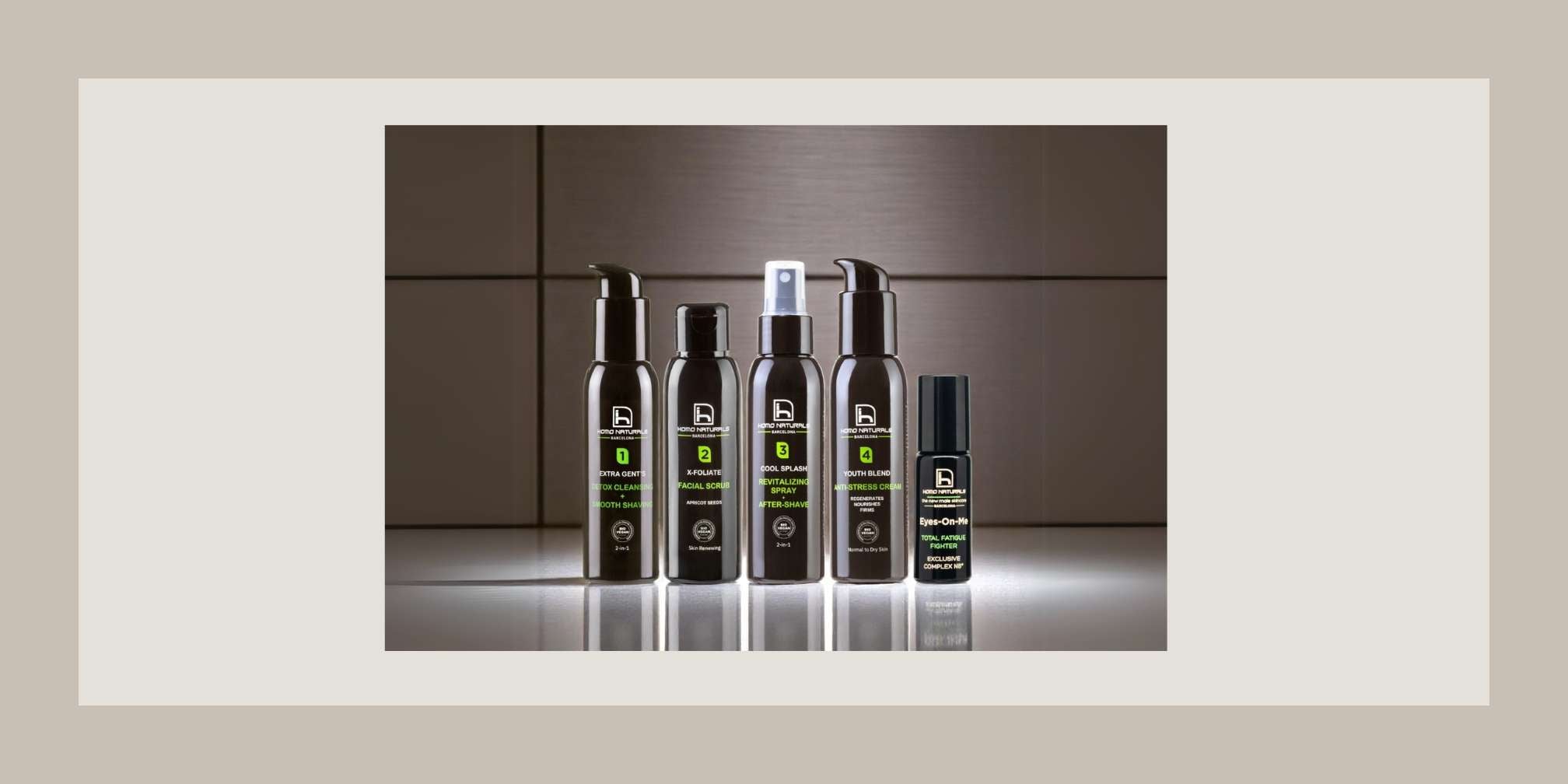 Cosmética masculina y cremas para hombres