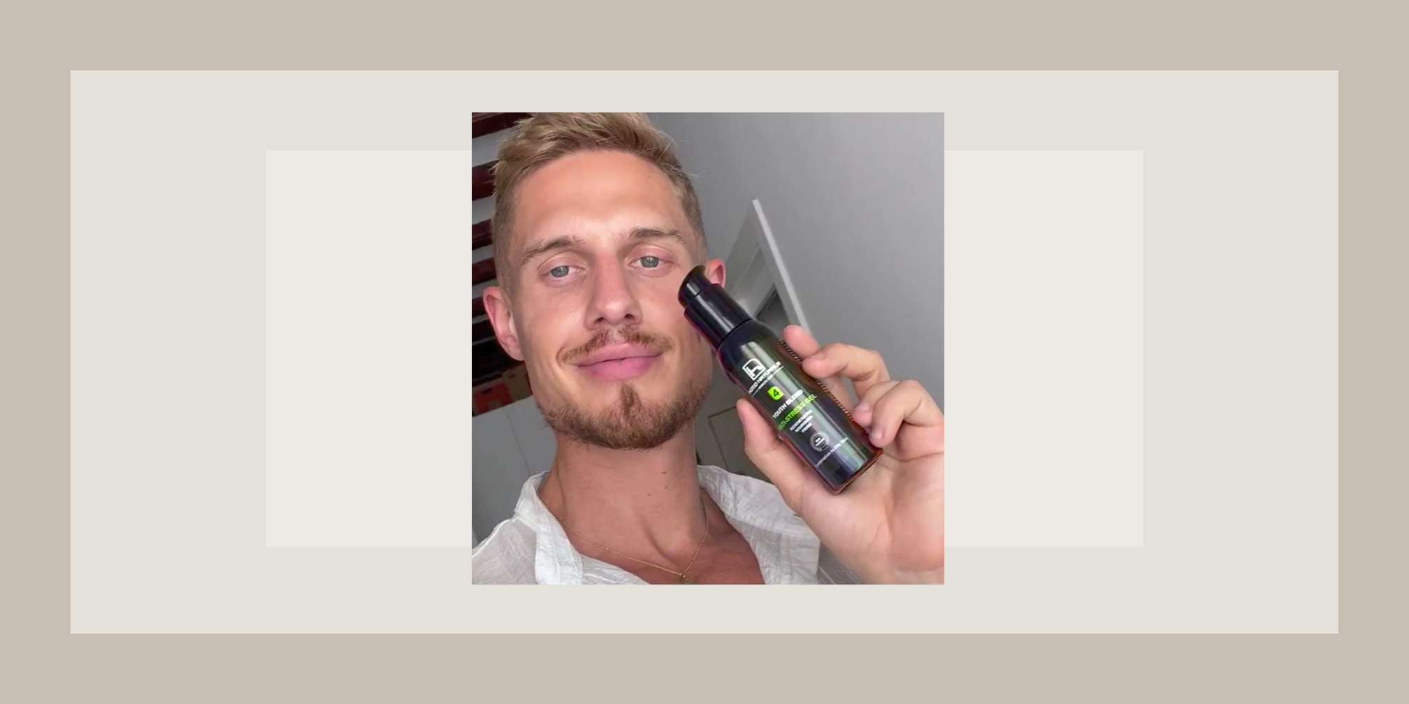 Crema hidratante facial para hombre