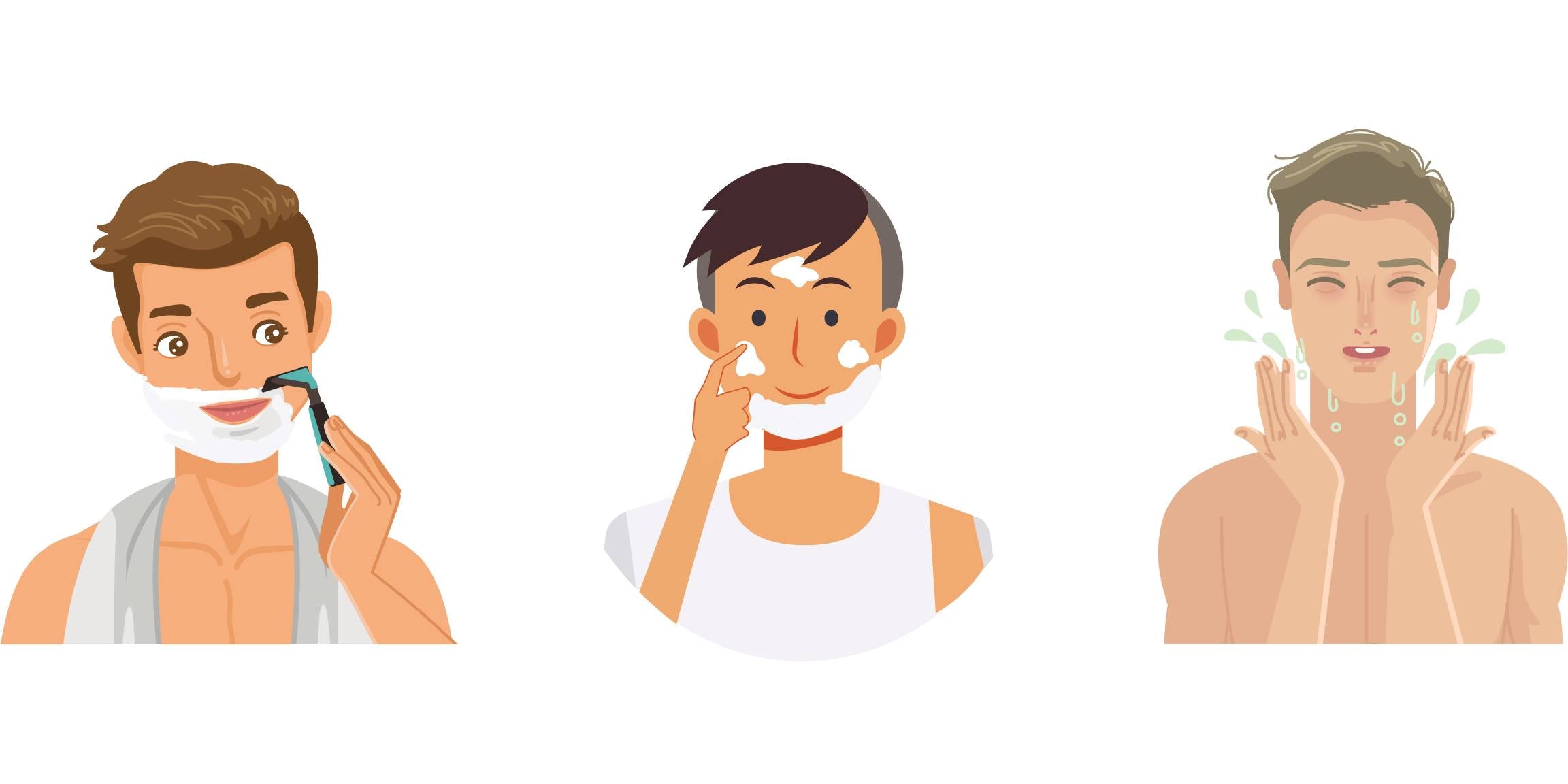 Beneficios de un limpiador facial y crema de afeitado 2-en-1 en el cuidado facial para hombres