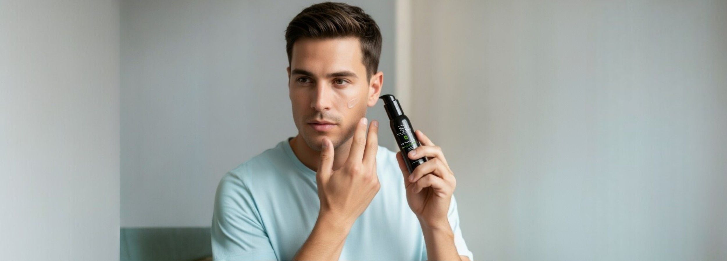 Cosmética masculina natural skincare hombre. Cuidado facial antiedad formulado para hombres. Cuidado corporal, desodorantes y cuidado íntimo para hombre.