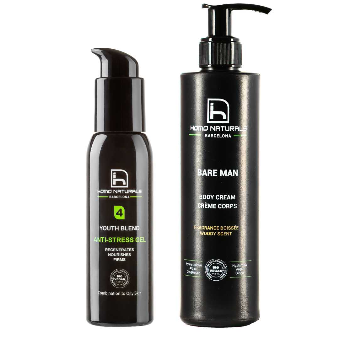 Crema antiarrugas piel grasa para hombre y crema corporal para hombre