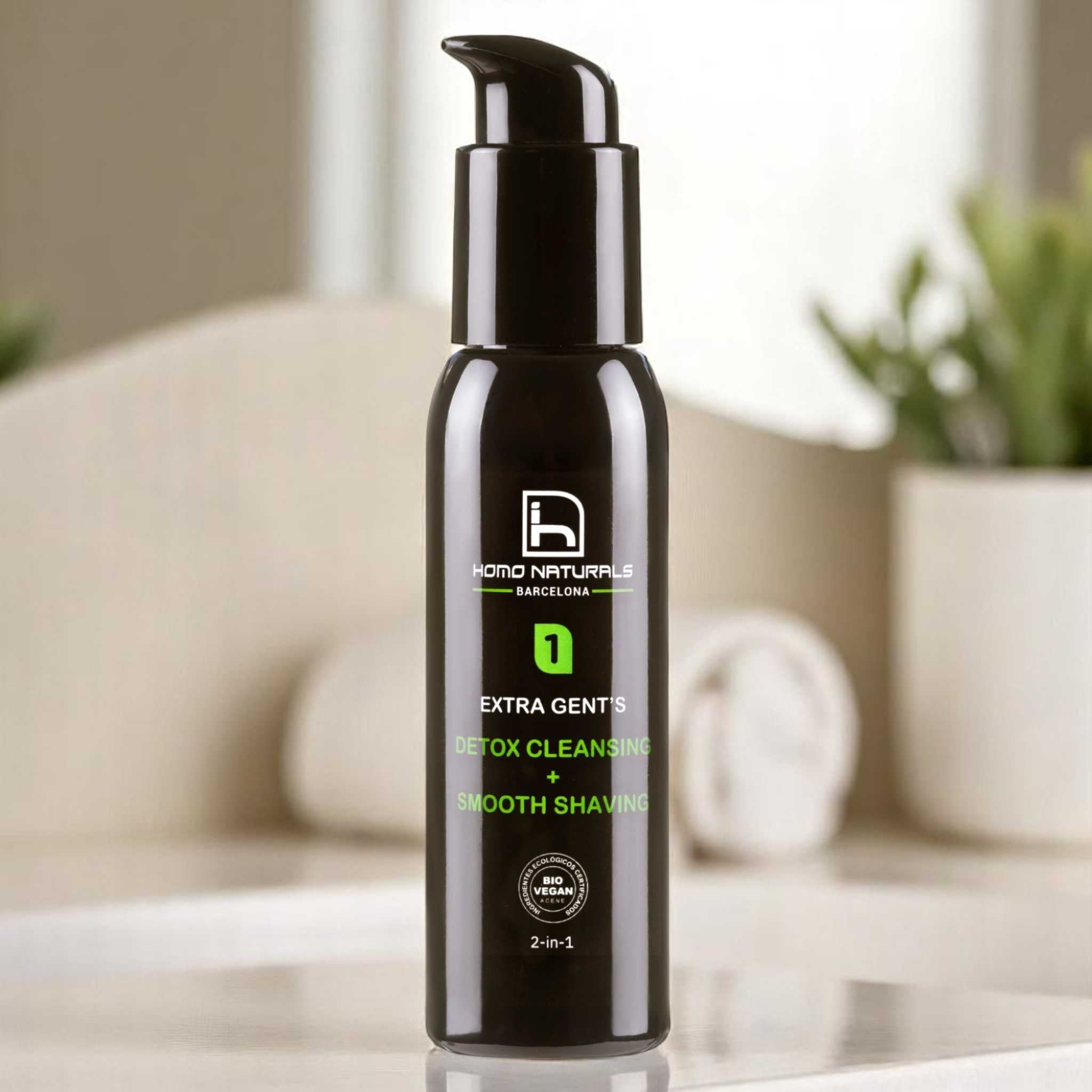 Crema de afeitado natural para hombre. Sin sulfatos.