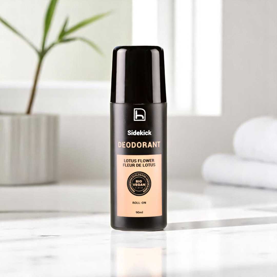 Mejor desodorante natural para hombre. Con certificación Bio + Vegan. Sin aluminio y sin alcohol. Sin parabenos. Fórmula antibacteriana en roll on.