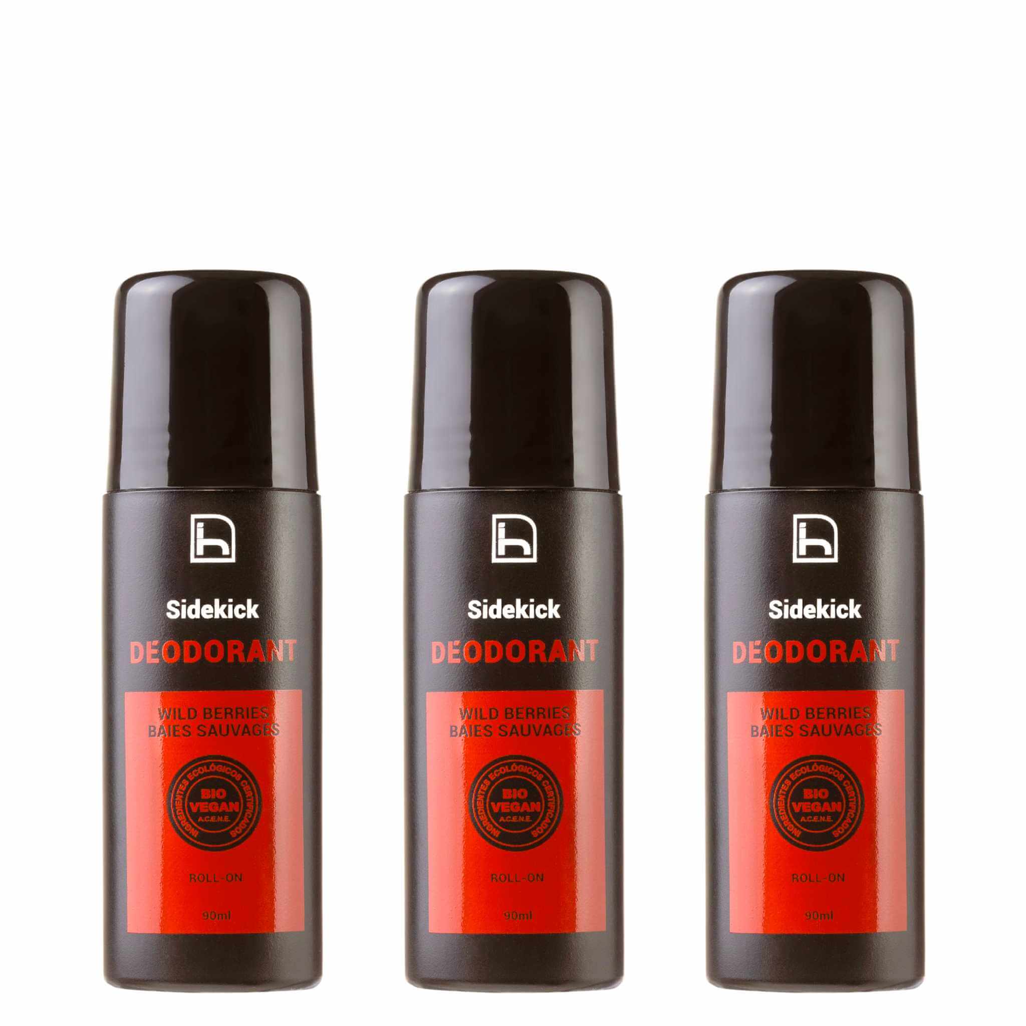 Desodorantes para hombre. Naturales, sin aluminio y sin alcohol. Antibacterianos contra el mal olor. Eficaz fórmula en Roll-on. Sin parabenos.