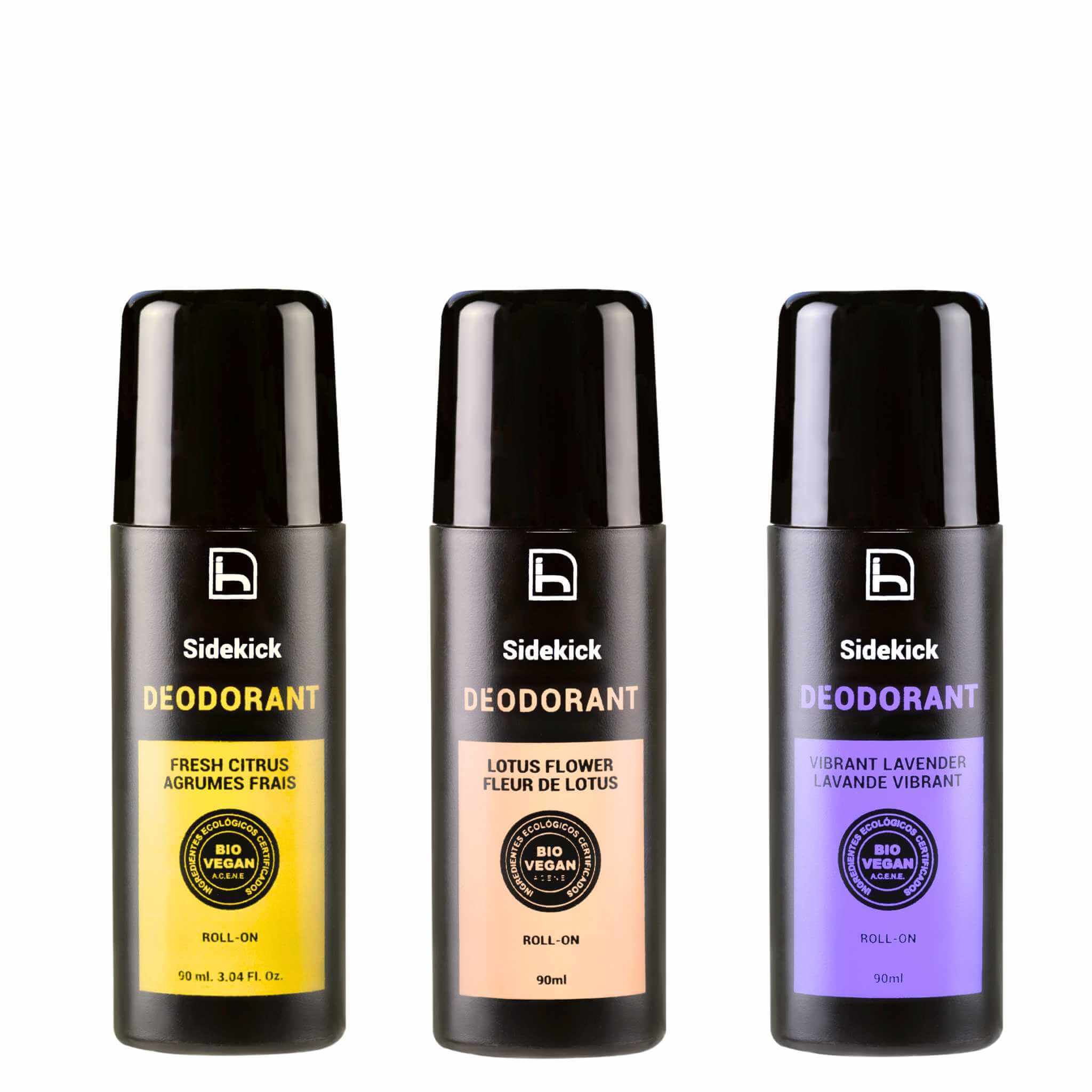 Desodorantes para hombre naturales y ecológicos. Con certificación Bio y Vegan. Sin aluminio, sin alcohol y sin parabenos. Eficaz fórmula antibacteriana.