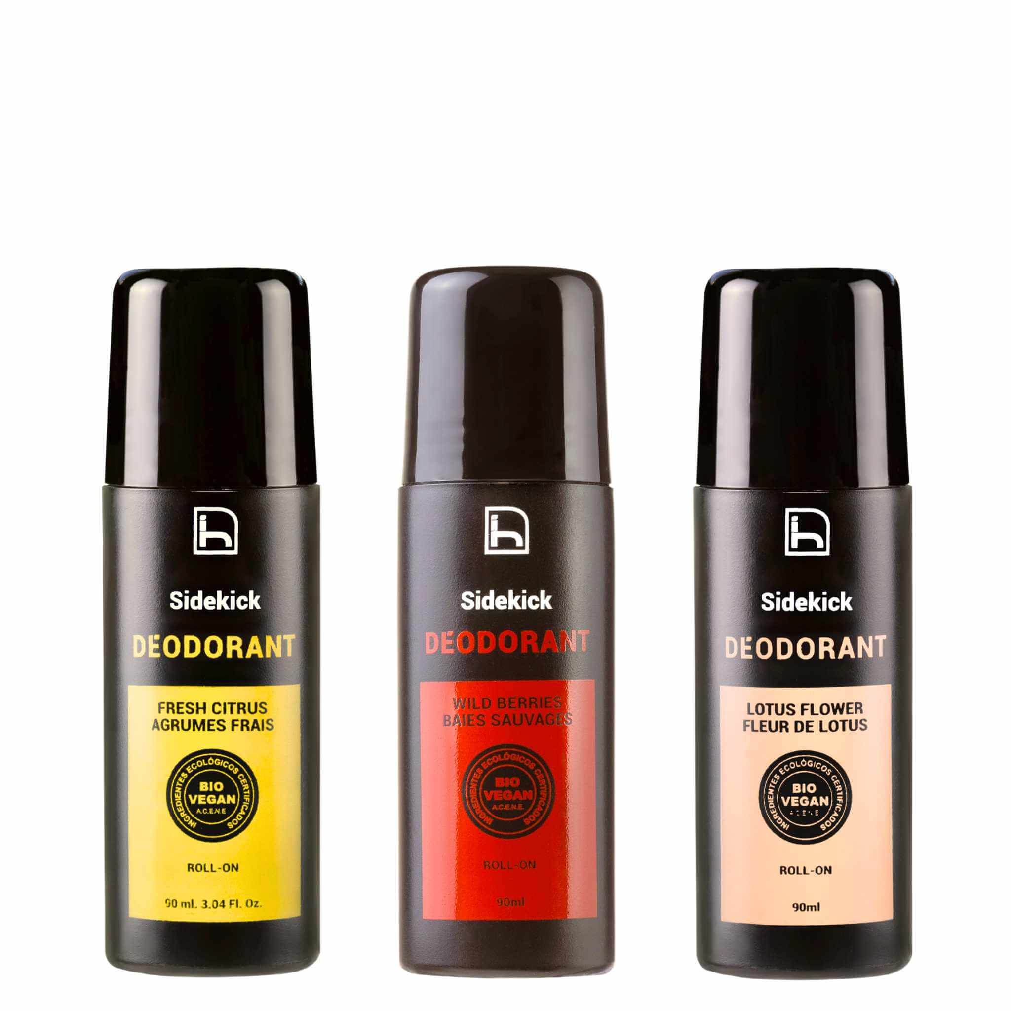 Desodorantes para hombre naturales y ecológicos, sin aluminio y sin alcohol. Gran eficacia. Antibacterianos contra el mal olor. Roll on.