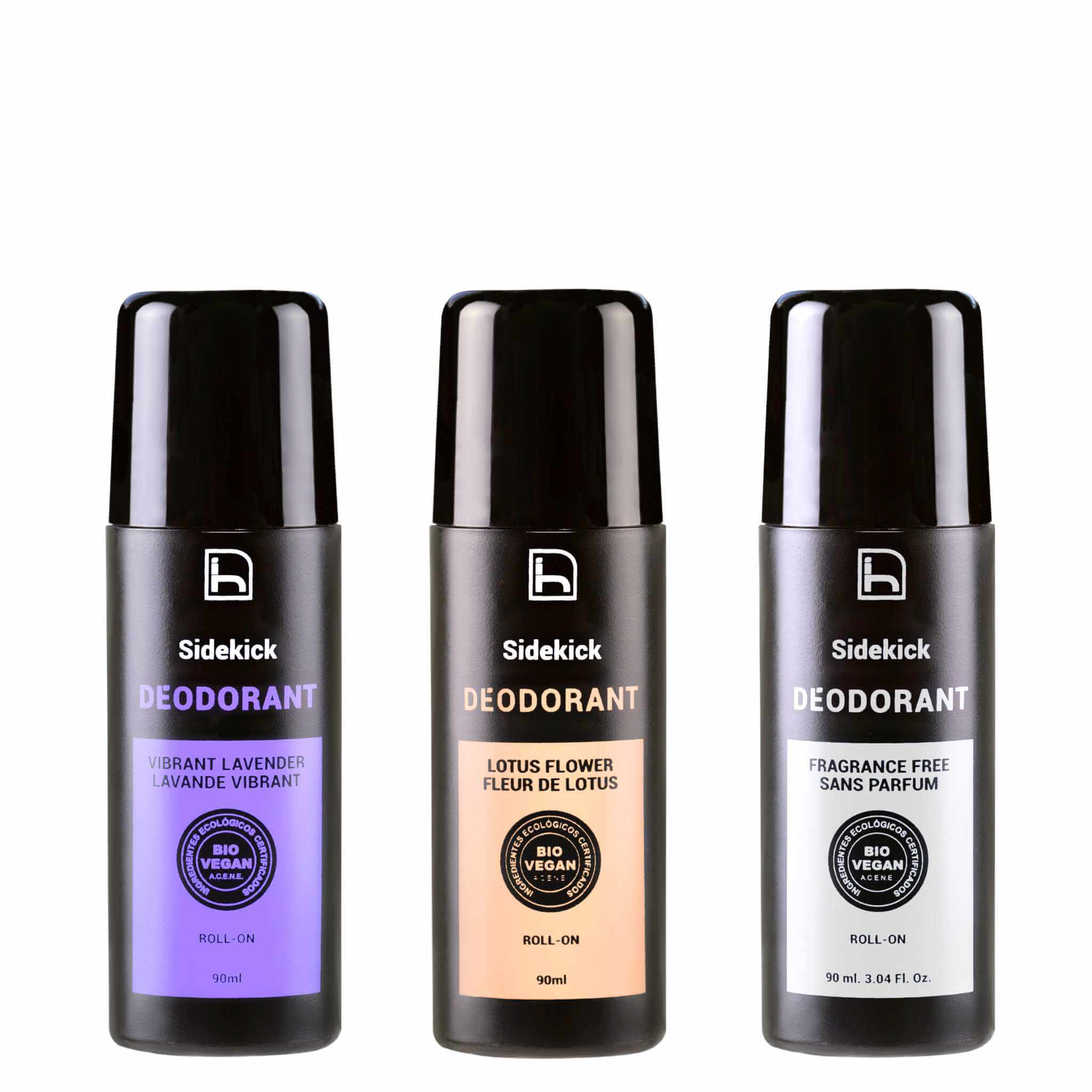 Desodorantes para hombre sin alcohol. Roll on natural, ecológico y vegano. Con activos antibacterianos contra el mal olor.