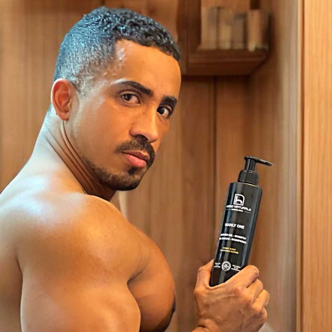 Gel de ducha hombre. Natural y sin sulfatos.
