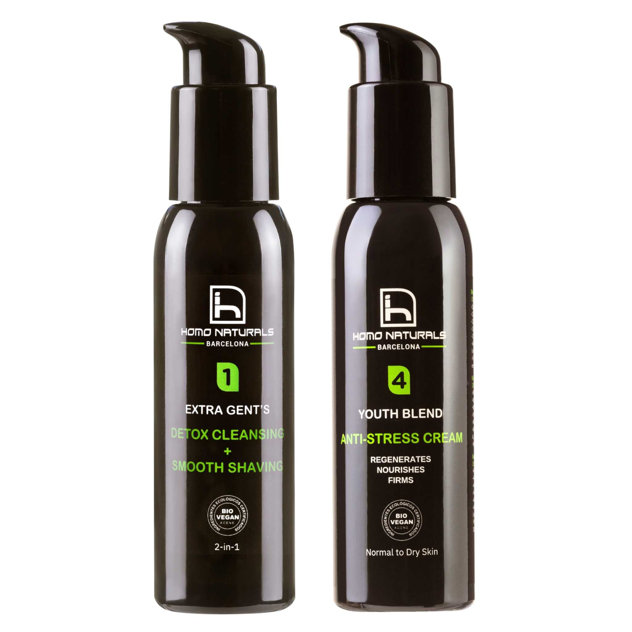 Kit crema antiarrugas hombre