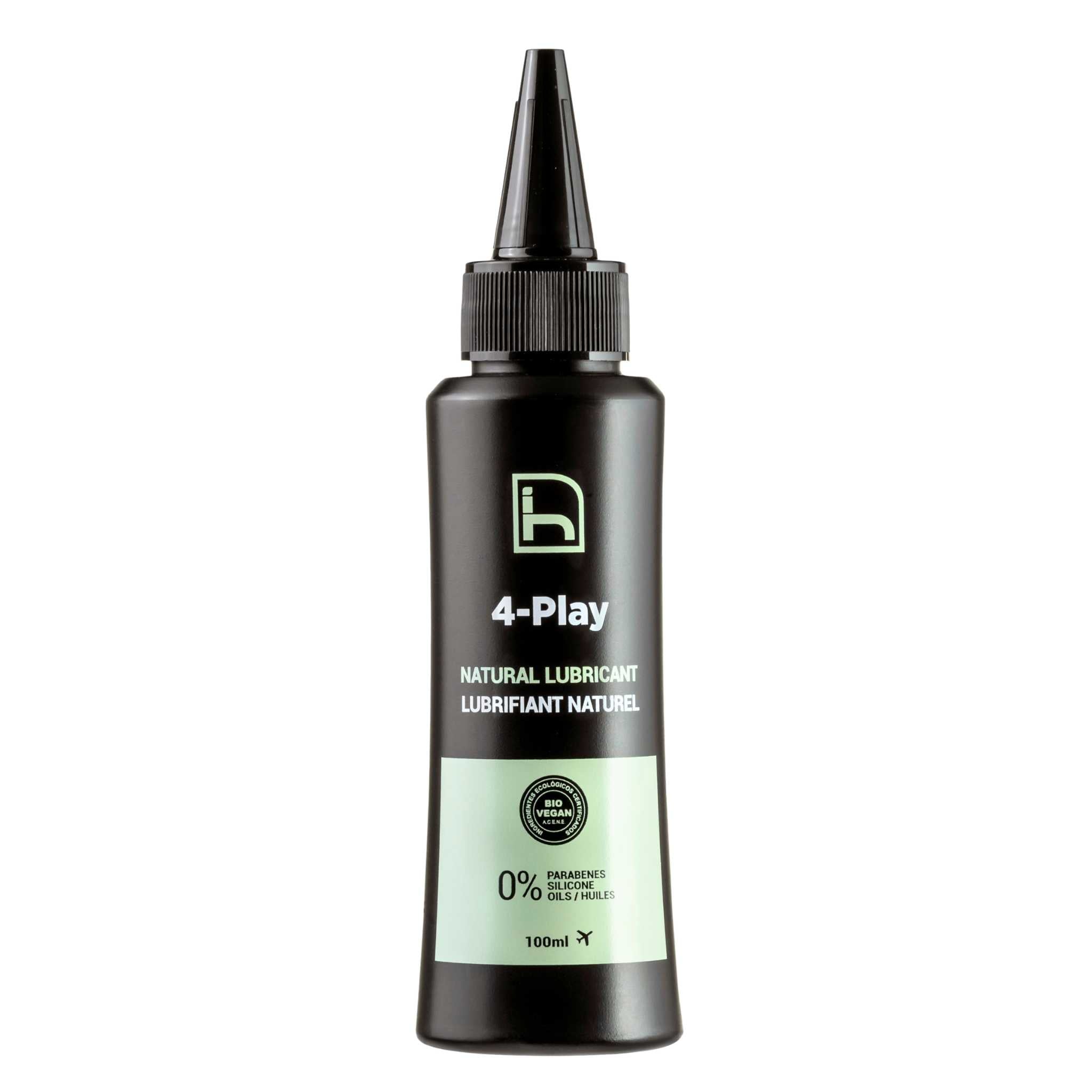 Lubricante natural con cánula de aplicación. Ideal para parejas y para sequedad vaginal menopausia. Sin parabenos, certificado ecológico y vegano.