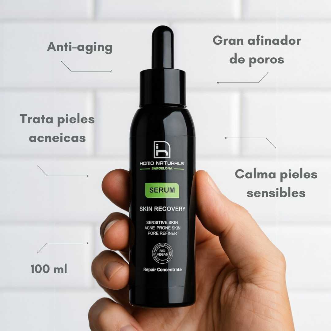 Serum antiedad triple función para hombres. Con los mejores activos naturales.