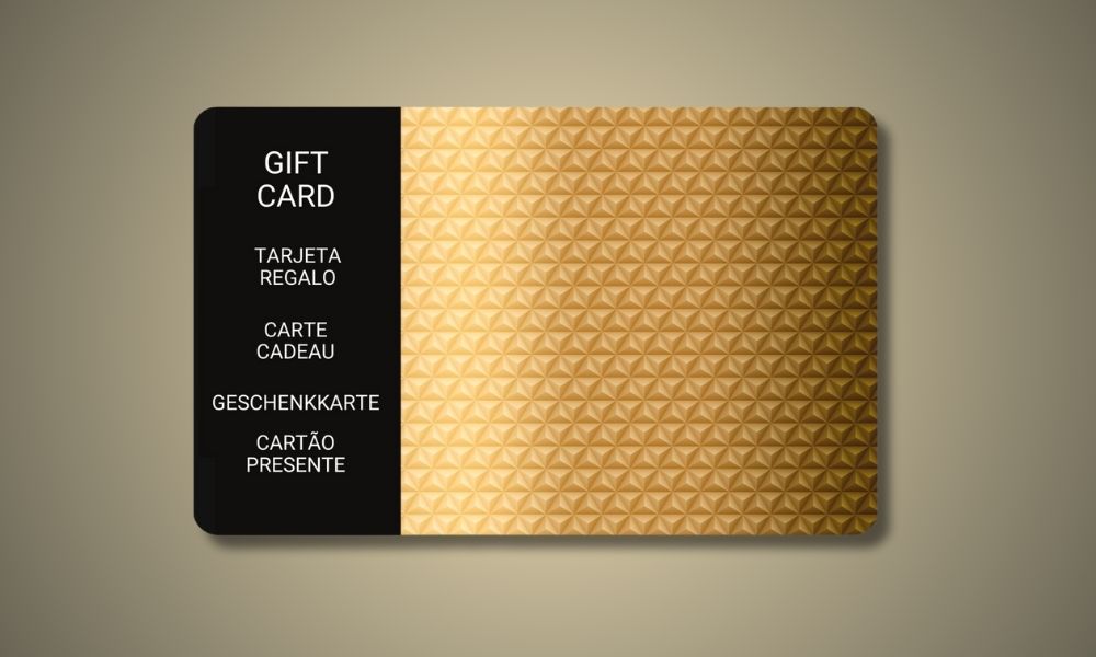 Tarjeta de regalo para hombre