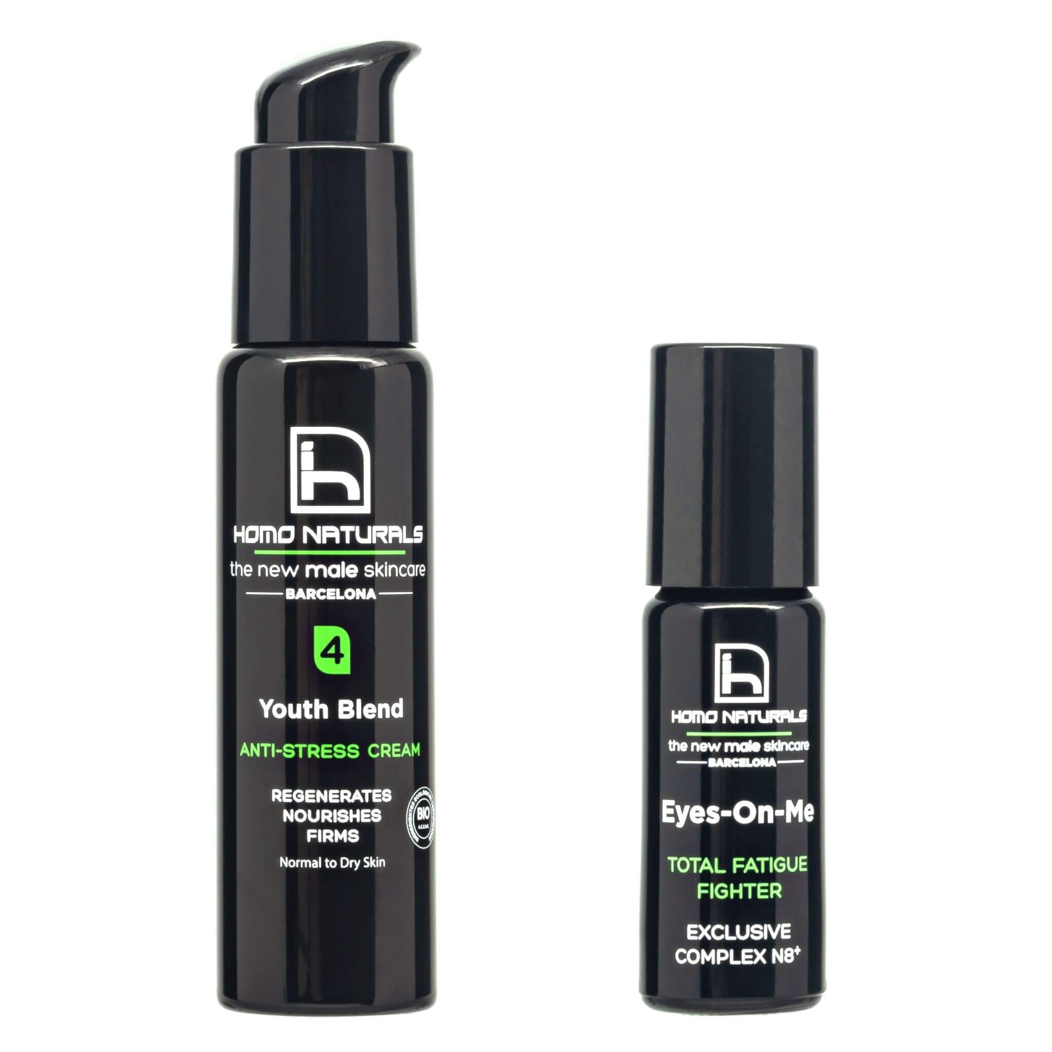 Crema antiarrugas hombre y contorno de ojos