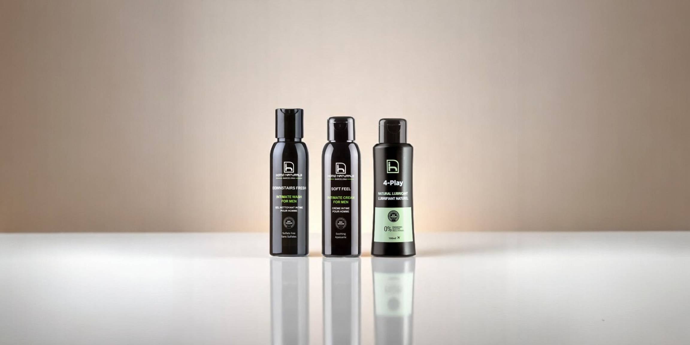 Productos de higiene y cuidado íntimo masculino: jabón íntimo para hombre, crema íntima hombre y lubricante natural