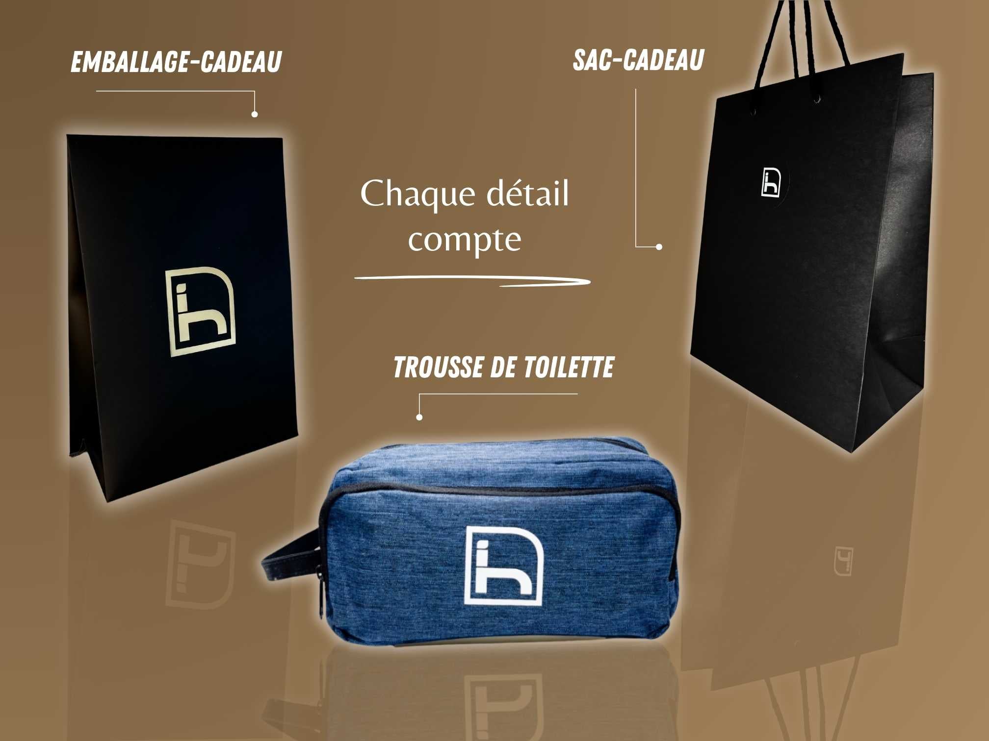 Cadeaux pour hommes. Coffrets cadeaux de soins pour la peau. Commandez-les avec emballage cadeau, trousse de toilette et sac cadeau pour offrir le cadeau idéal à tout homme.
