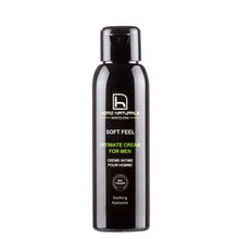 Crema íntima para hombre. Con activos botánicos calmantes y purificantes. Crema 100% natural y ecológica, con certificación Bio + Vegan. Sin derivados del petróelo. Formulada para la zona íntima masculina. 
