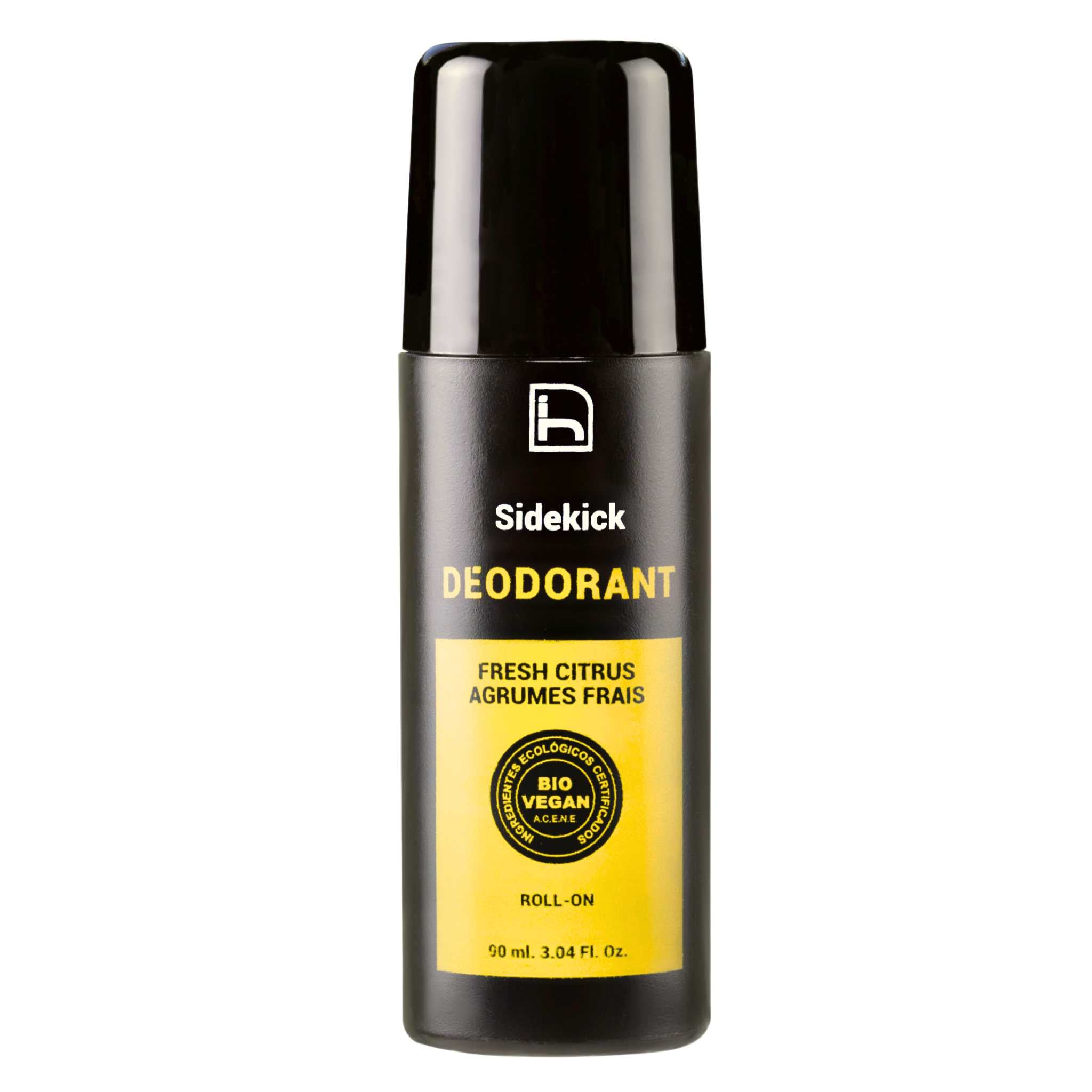 Desodorante para hombre sin aluminio y sin alcohol. Fórmula antibacteriana natural. Certificado ecológico y vegano. Sin parabenos. 