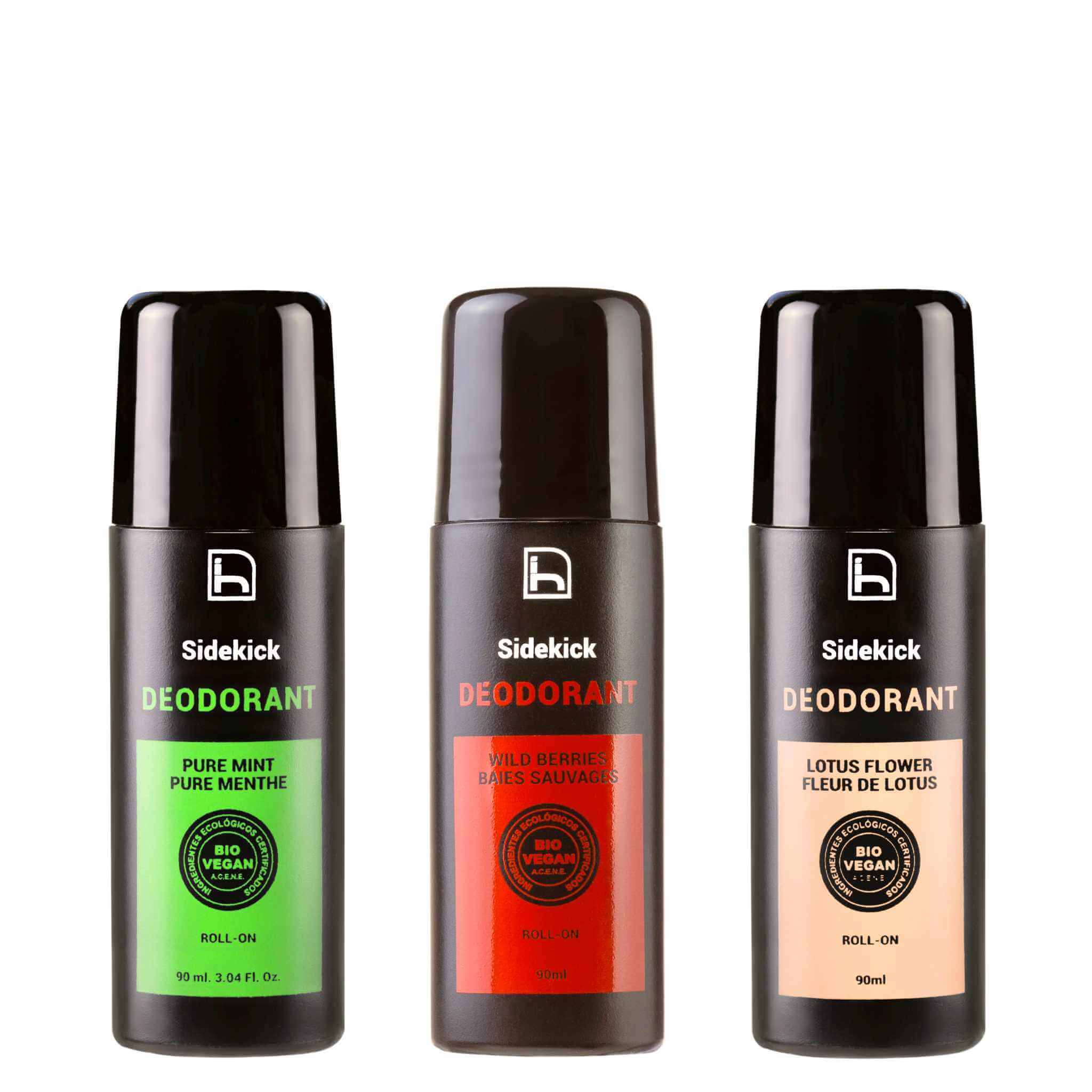 Desodorantes naturales y ecológicos para hombre. Sin alcohol y sin aluminio. 
