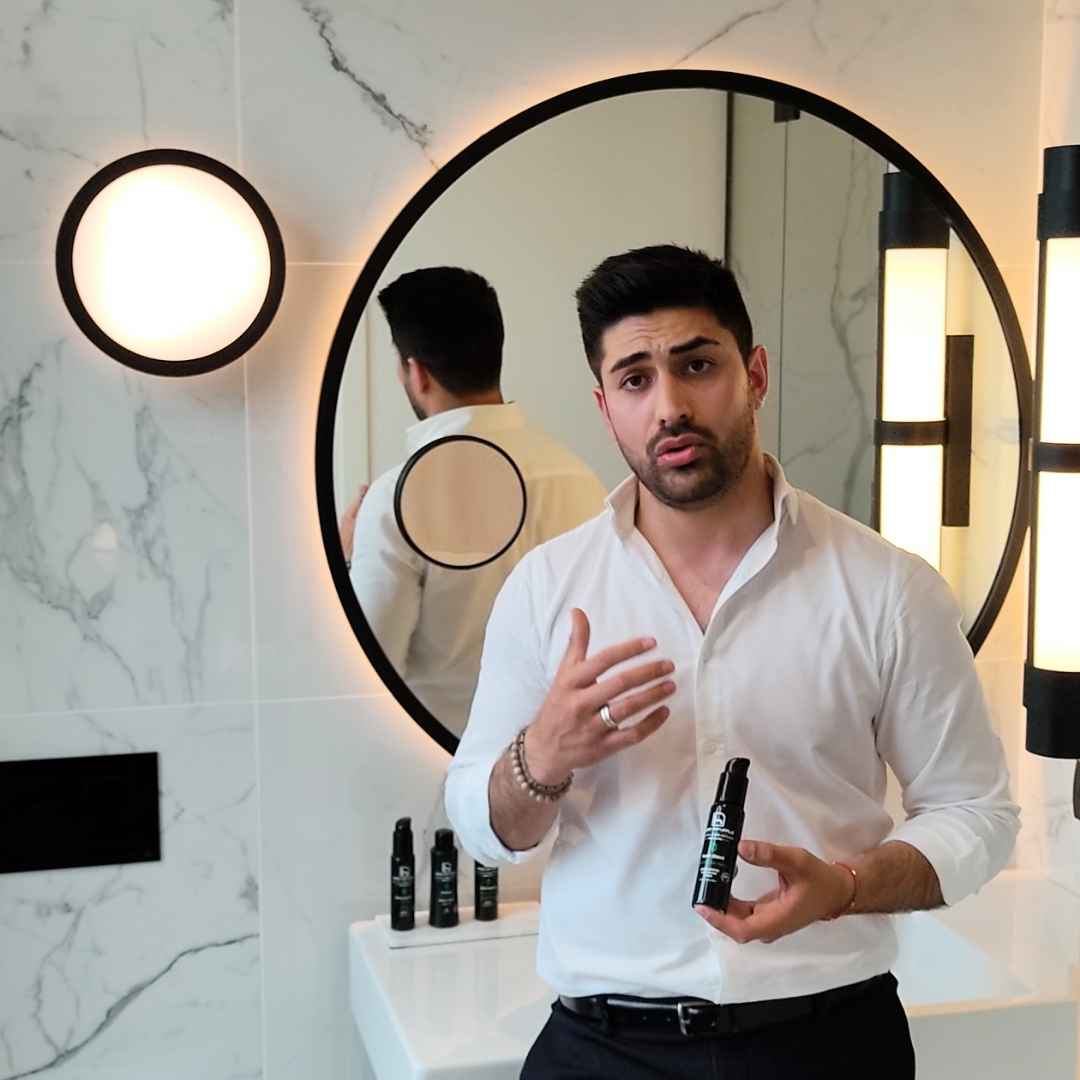 Routine visage anti-âge personnalisée pour homme