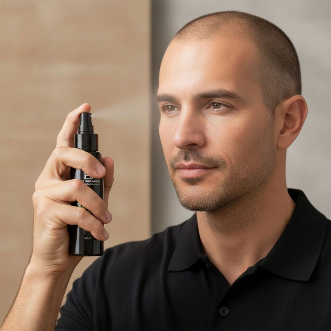 Tónico facial en spray seborregulador sin alcohol, natural, ecológico y vegano.