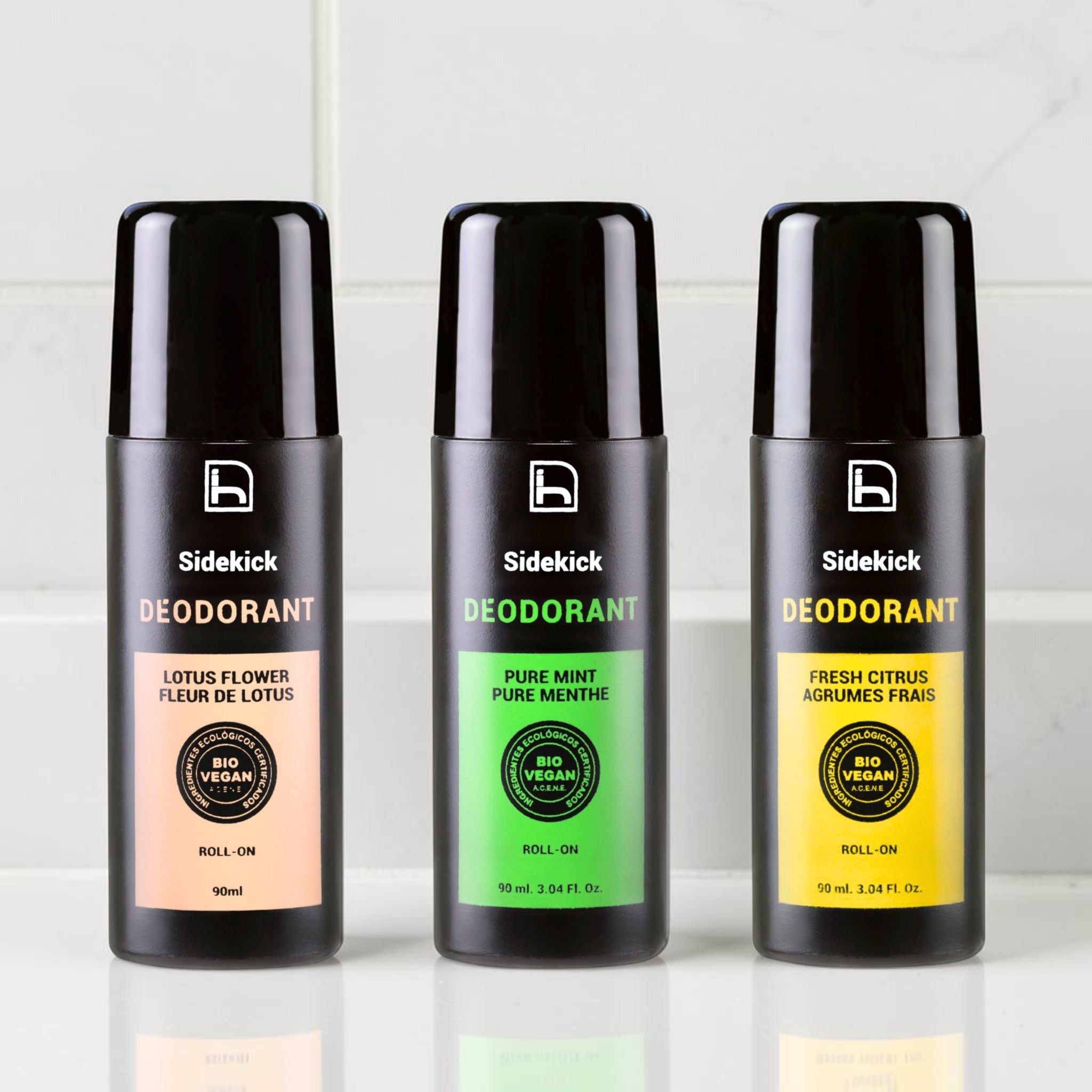 Los mejores desodorantes naturales para hombre en roll-on de la marca Homo Naturals. Sin aluminio y sin alcohol. Potente fórmula antibacteriana.