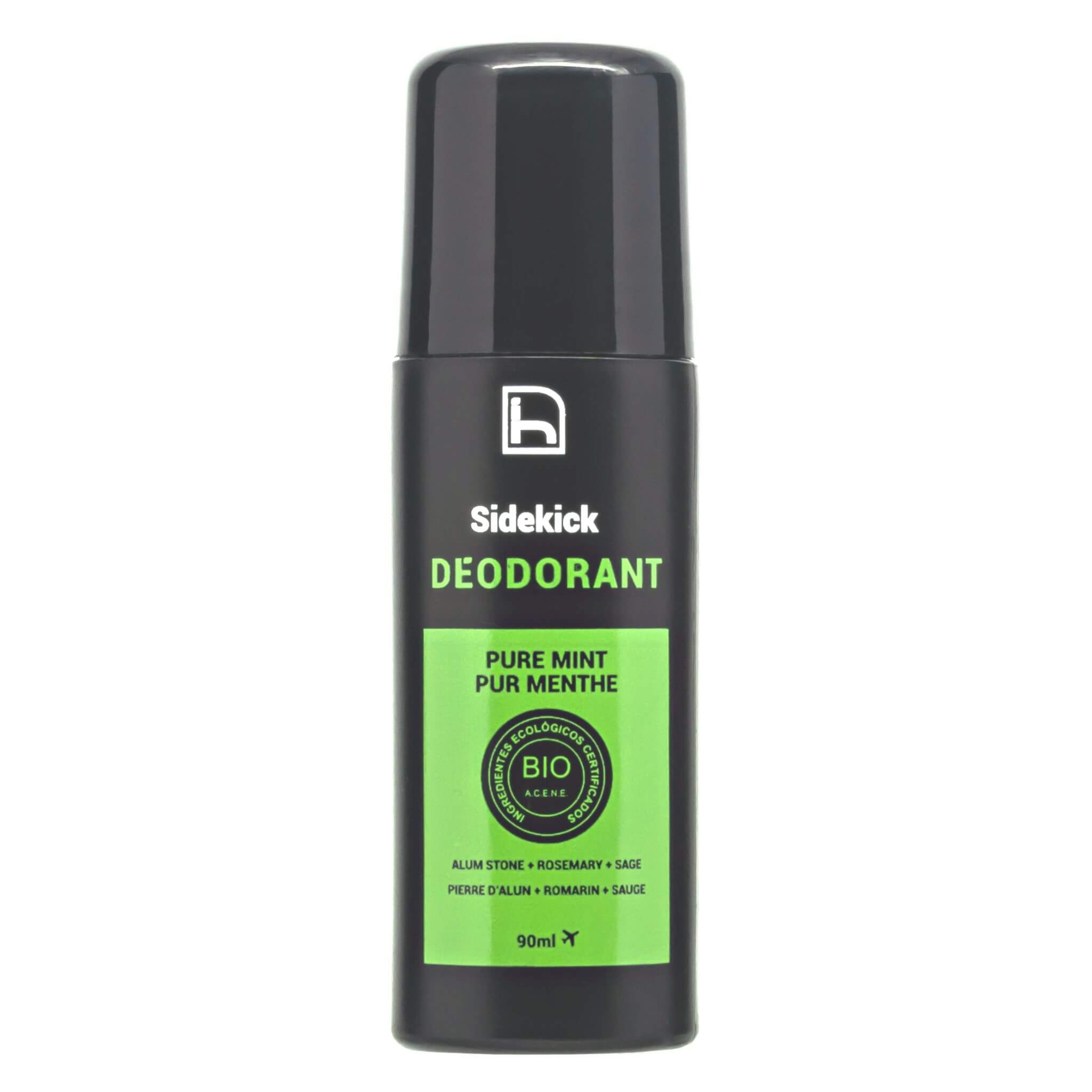 Natural and ecological deodorant for men. Organic certificate.